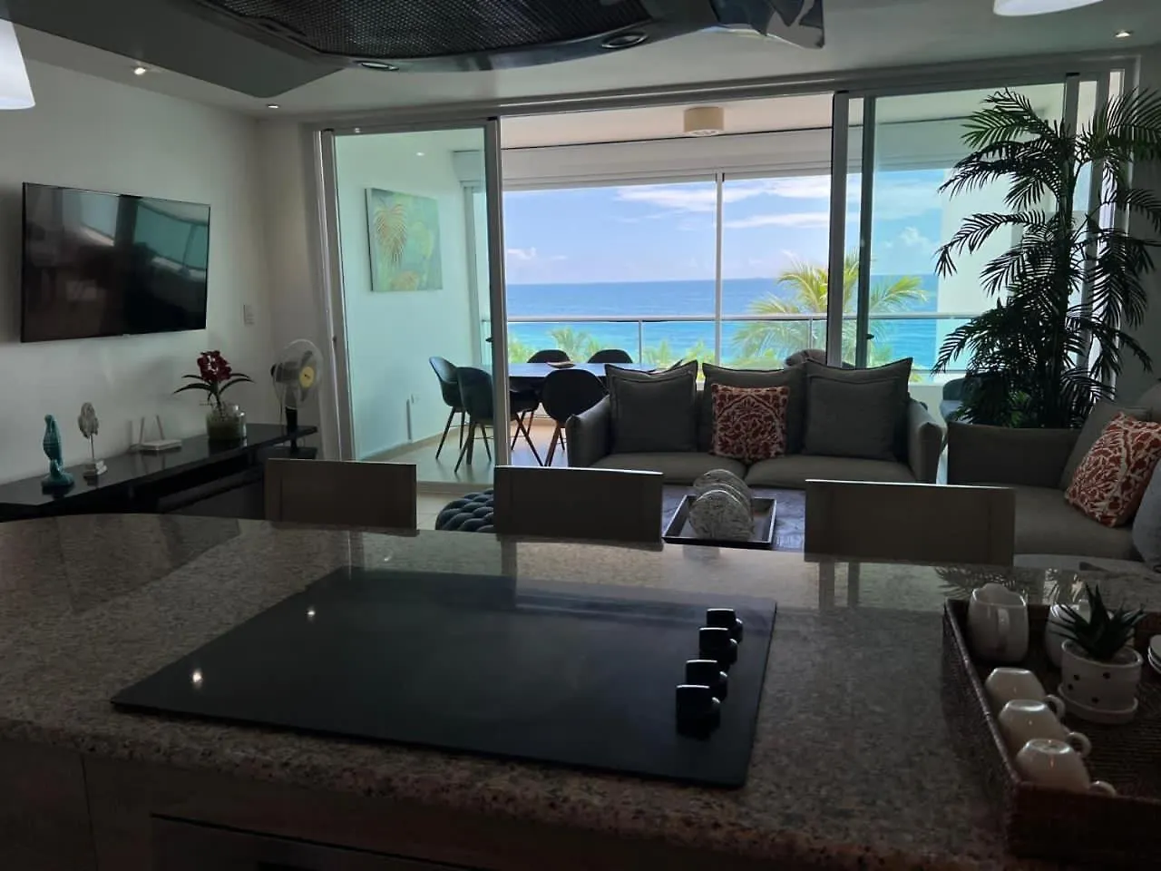 公寓 Marbella-Seaview-Frontbeach-Cozy-2Br-2Bds-4Pax-Wifi Villa Del Mar 多米尼加共和国